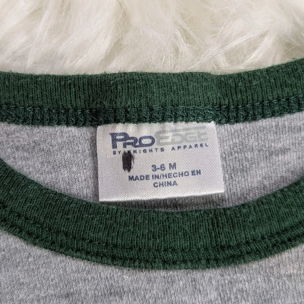 Pro Edge Oregon‎ Ducks Bodysuit UO Go Ducks! Gray Green Baby 3-6 Months